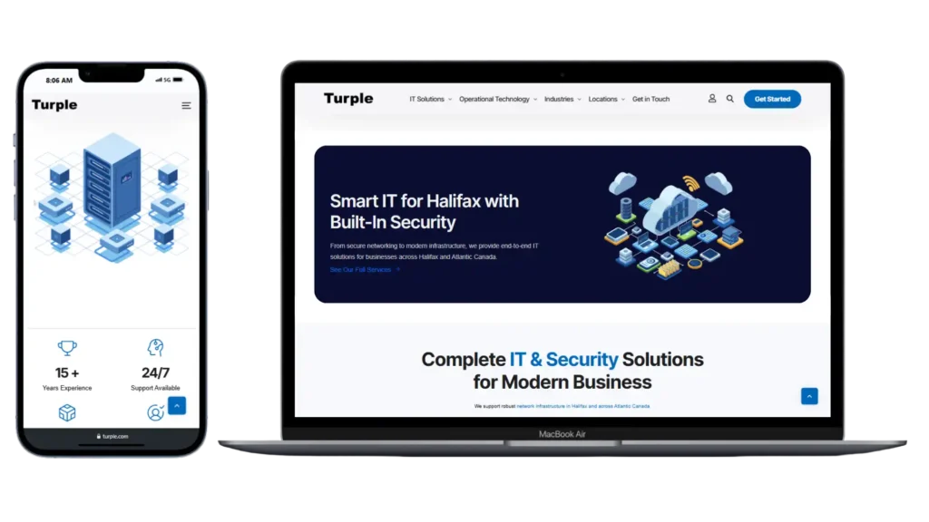 Turple Canada IT and Security Solutions – Website Design and Technology Services